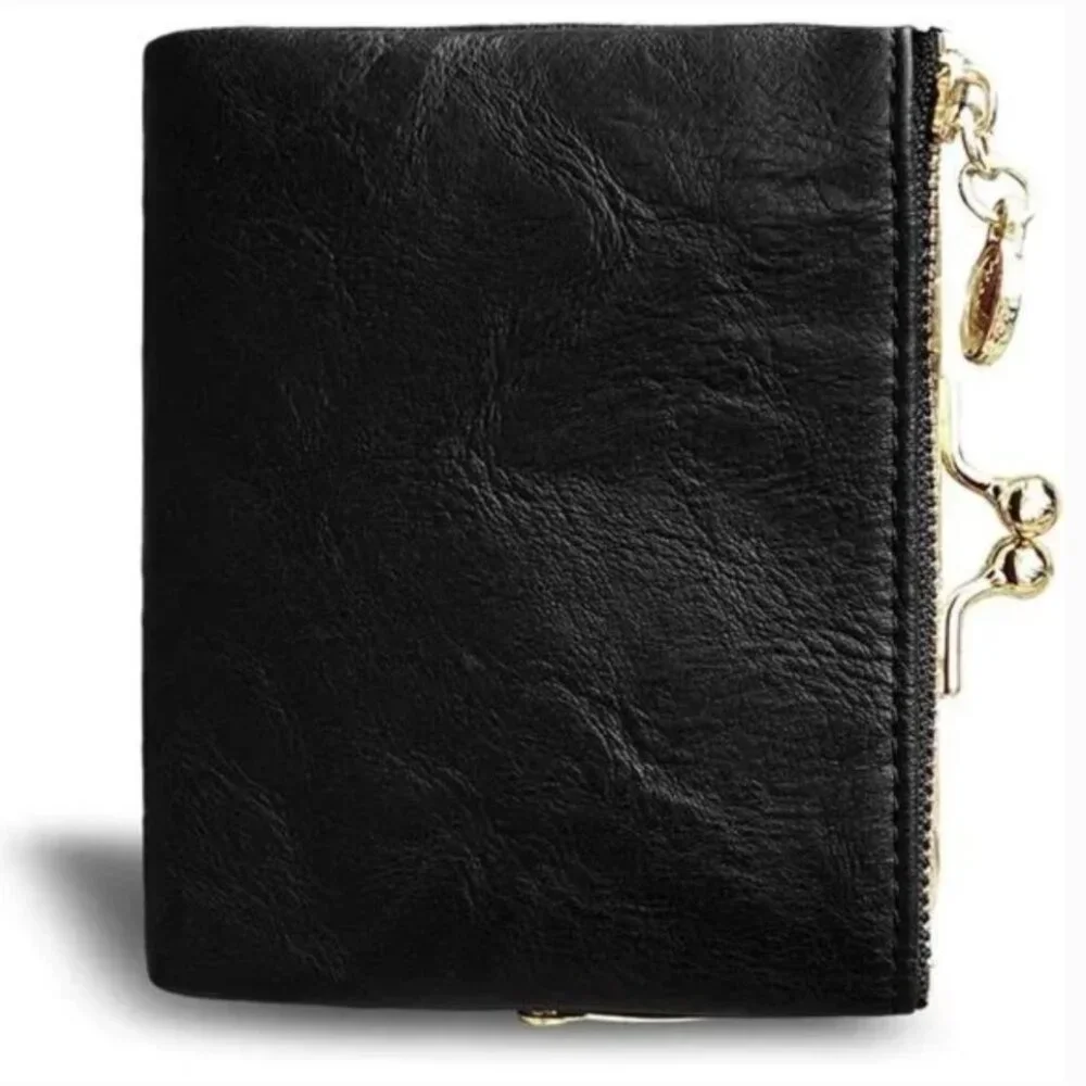 Womens Wallet Small Rfid Ladies Compact Bifold Leather Vintage Coin Purse